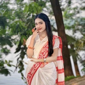 Pure Tangail cotton sari