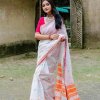 Pure Tangail cotton sari with Blouse Piece